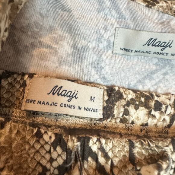 Maaji Women's Intimate Paythn Print Shirt Pajama Set Size Medium NWT - Picture 11 of 11